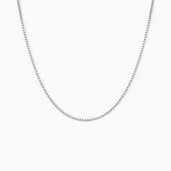 Chaîne Alyze Argent Blanc