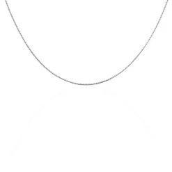 Chaîne Alyze Argent Blanc