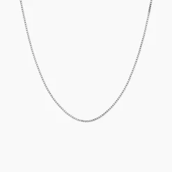 Chaîne Alyze Argent Blanc