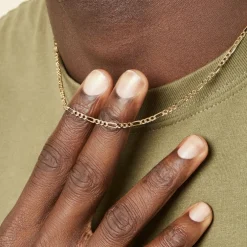 Chaîne Bixente Plaqué Or Jaune