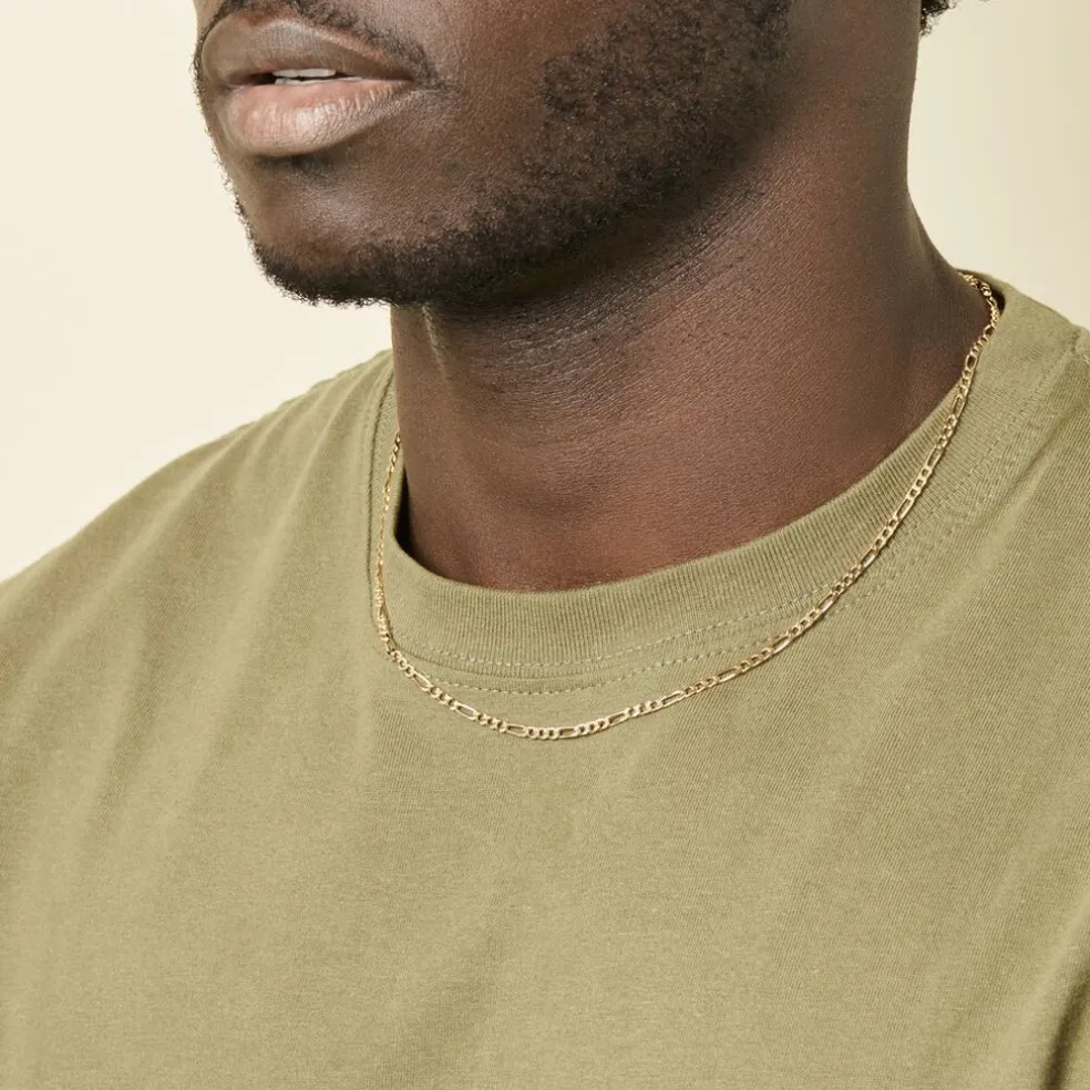 Chaîne Bixente Plaqué Or Jaune