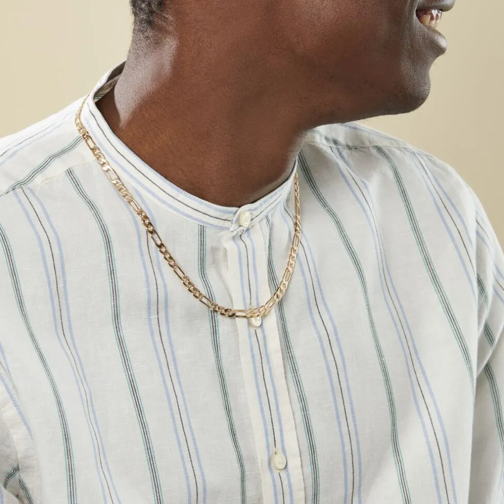 Chaîne Bixente Plaqué Or Jaune