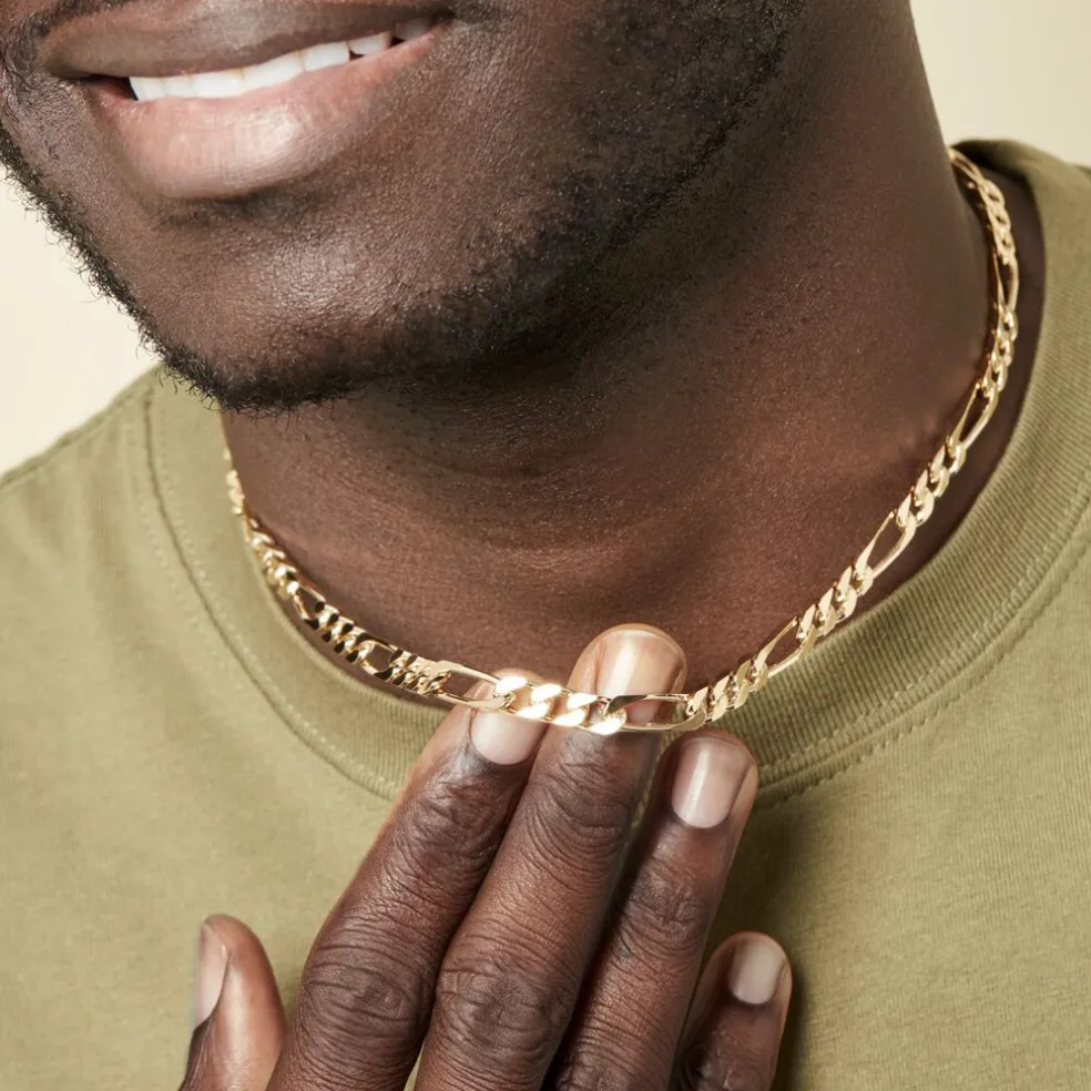 Chaîne Bixente Plaqué Or Jaune