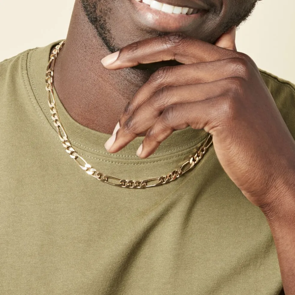 Chaîne Bixente Plaqué Or Jaune