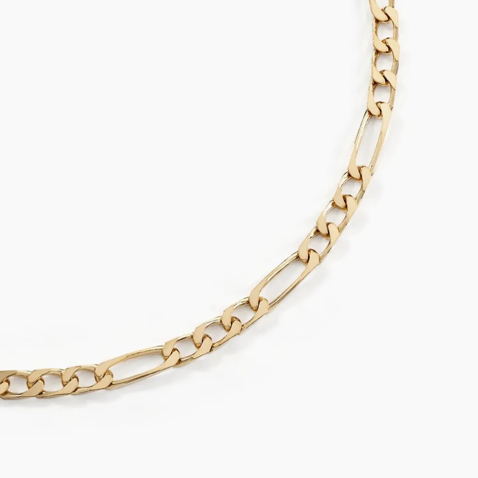 Chaîne Bixente Plaqué Or Jaune