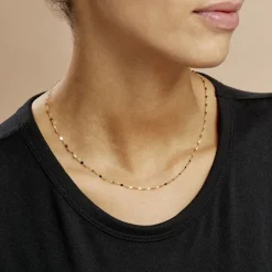 Chaîne Camelie Maille Lumina Or Jaune