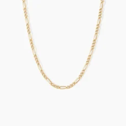 Chaîne Cameo Maille Alternee 1/3 Or Jaune