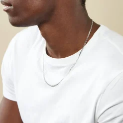 Chaîne Casper Maille Gourmette Argent Blanc