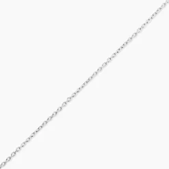 Chaîne Claudine Maille Forçat Argent Blanc