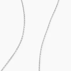 Chaîne Claudine Maille Forçat Argent Blanc