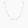 Chaîne Claudine Maille Forçat Argent Blanc
