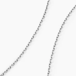Chaîne Claudine Maille Forçat Argent Blanc