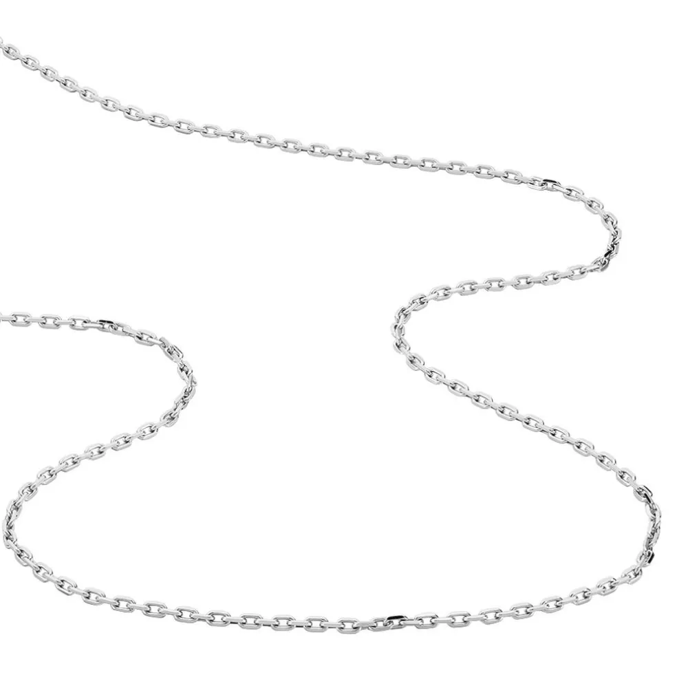 Chaîne Claudine Maille Forçat Argent Blanc