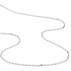 Chaîne Claudine Maille Forçat Argent Blanc