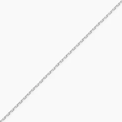 Chaîne Claudine Maille Forçat Argent Blanc