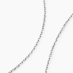 Chaîne Claudine Maille Forçat Argent Blanc