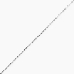 Chaîne Claudine Maille Forçat Argent Blanc
