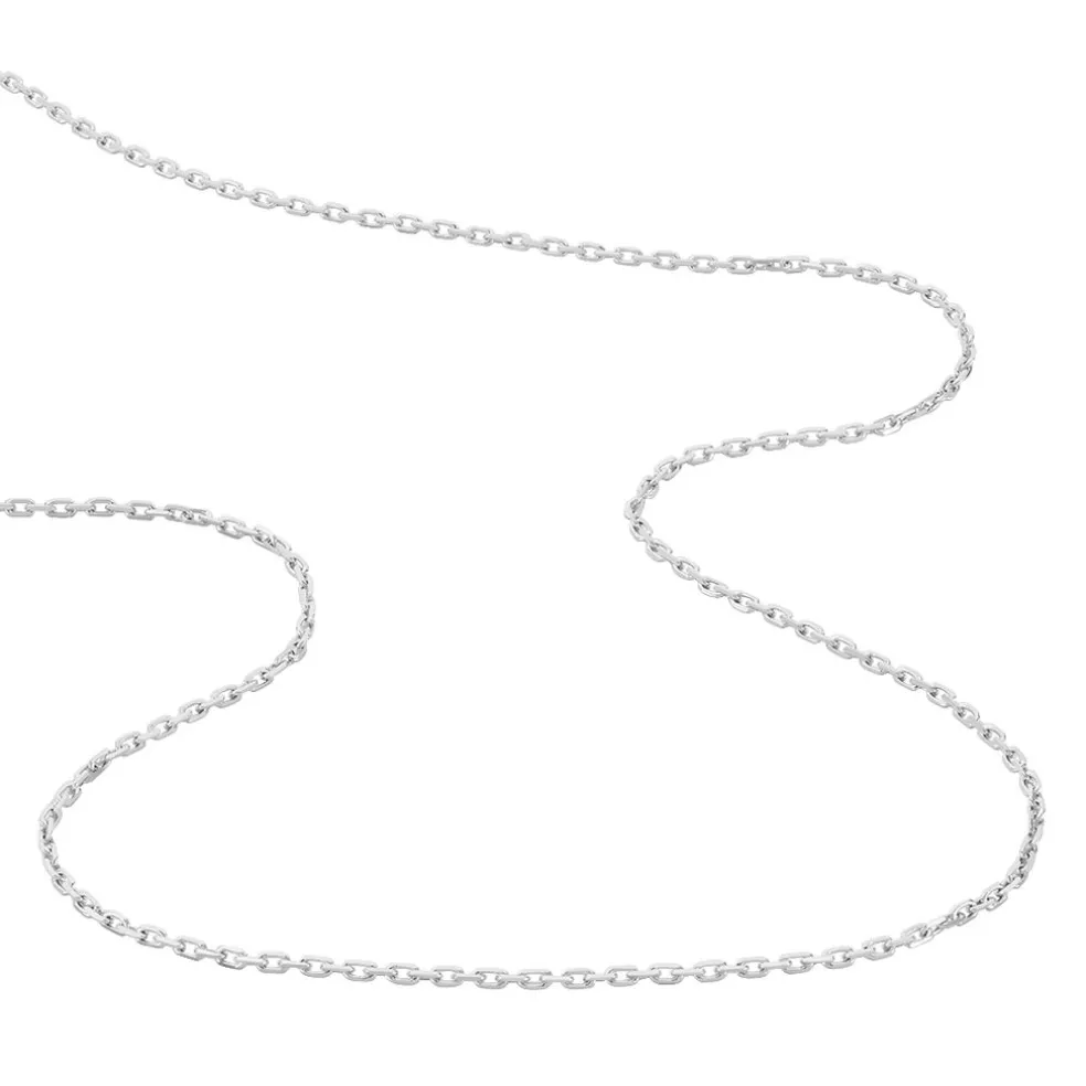Chaîne Claudine Maille Forçat Argent Blanc