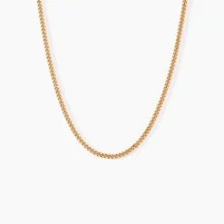 Chaîne Clement Maille Gourmette Plaqué Or Jaune