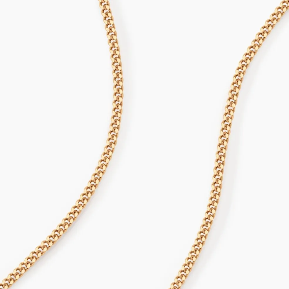 Chaîne Clement Maille Gourmette Plaqué Or Jaune