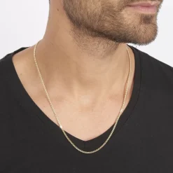 Chaîne Clement Maille Gourmette Plaqué Or Jaune