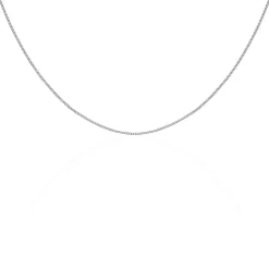 Chaîne Clementine Argent Blanc