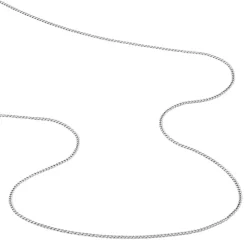 Chaîne Clementine Argent Blanc