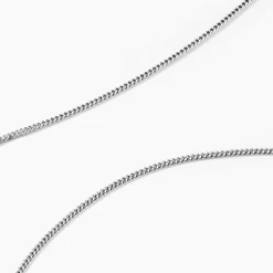 Chaîne Clementine Argent Blanc