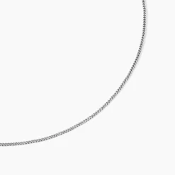 Chaîne Clementine Argent Blanc