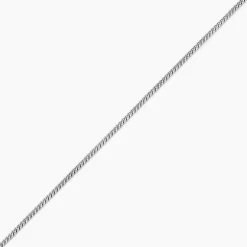 Chaîne Clementine Argent Blanc