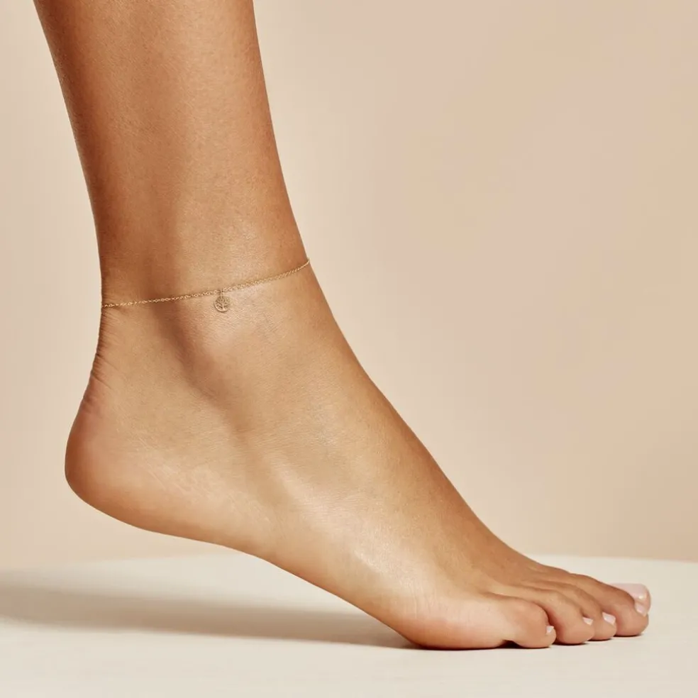 Chaîne De Cheville Aravinda Or Jaune