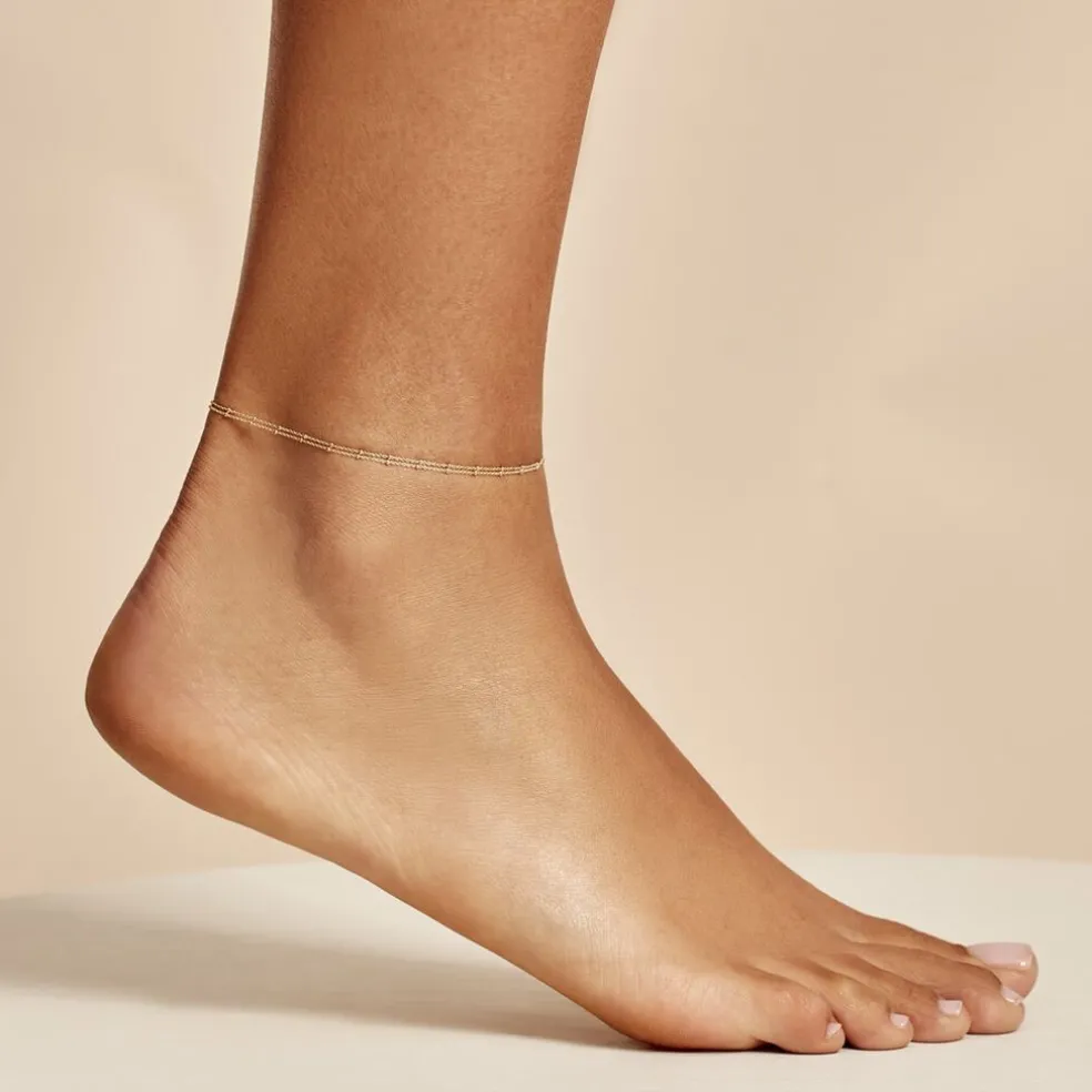 Chaîne De Cheville Dudel Or Jaune