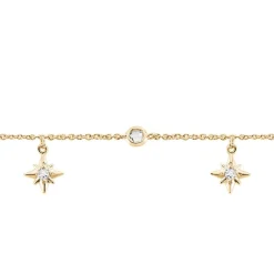 Chaîne De Cheville Lenka Plaqué Or Jaune Oxyde De Zirconium