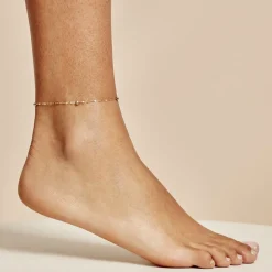 Chaîne De Cheville Plantie Or Jaune