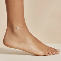 Chaîne De Cheville Samanta Or Jaune Oxyde De Zirconium