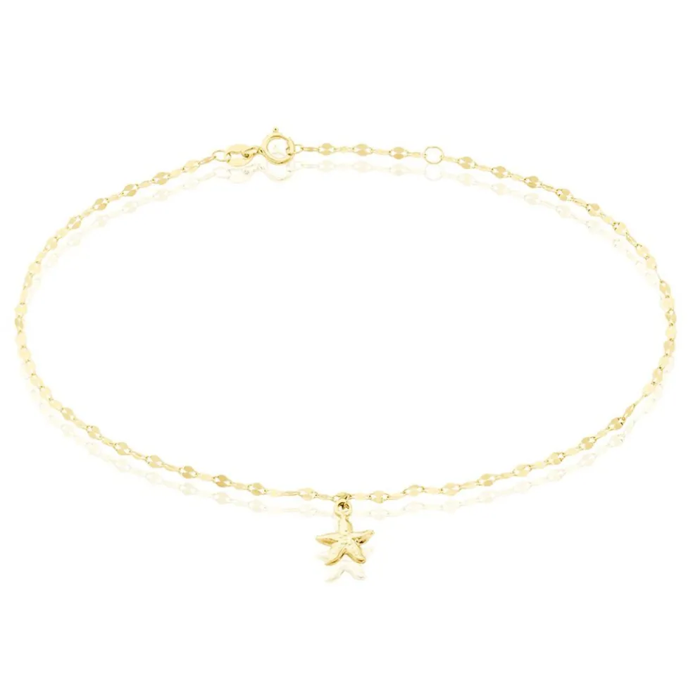 Chaîne De Cheville Stavros Or Jaune