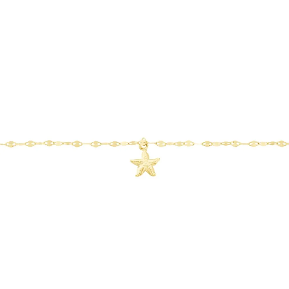 Chaîne De Cheville Stavros Or Jaune