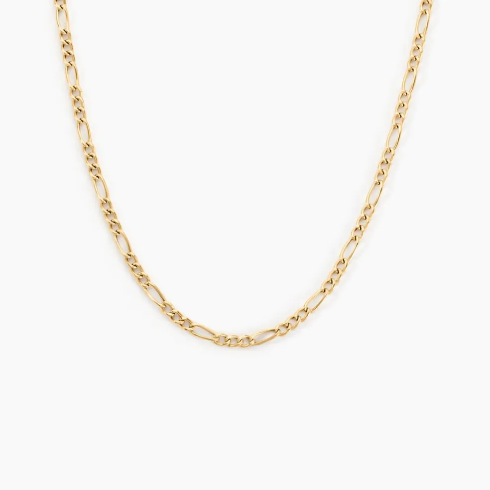 Chaîne Dougou Maille Alternée 1/3 Or Jaune