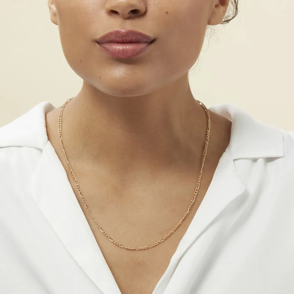 Chaîne Dougou Maille Alternée 1/3 Or Jaune