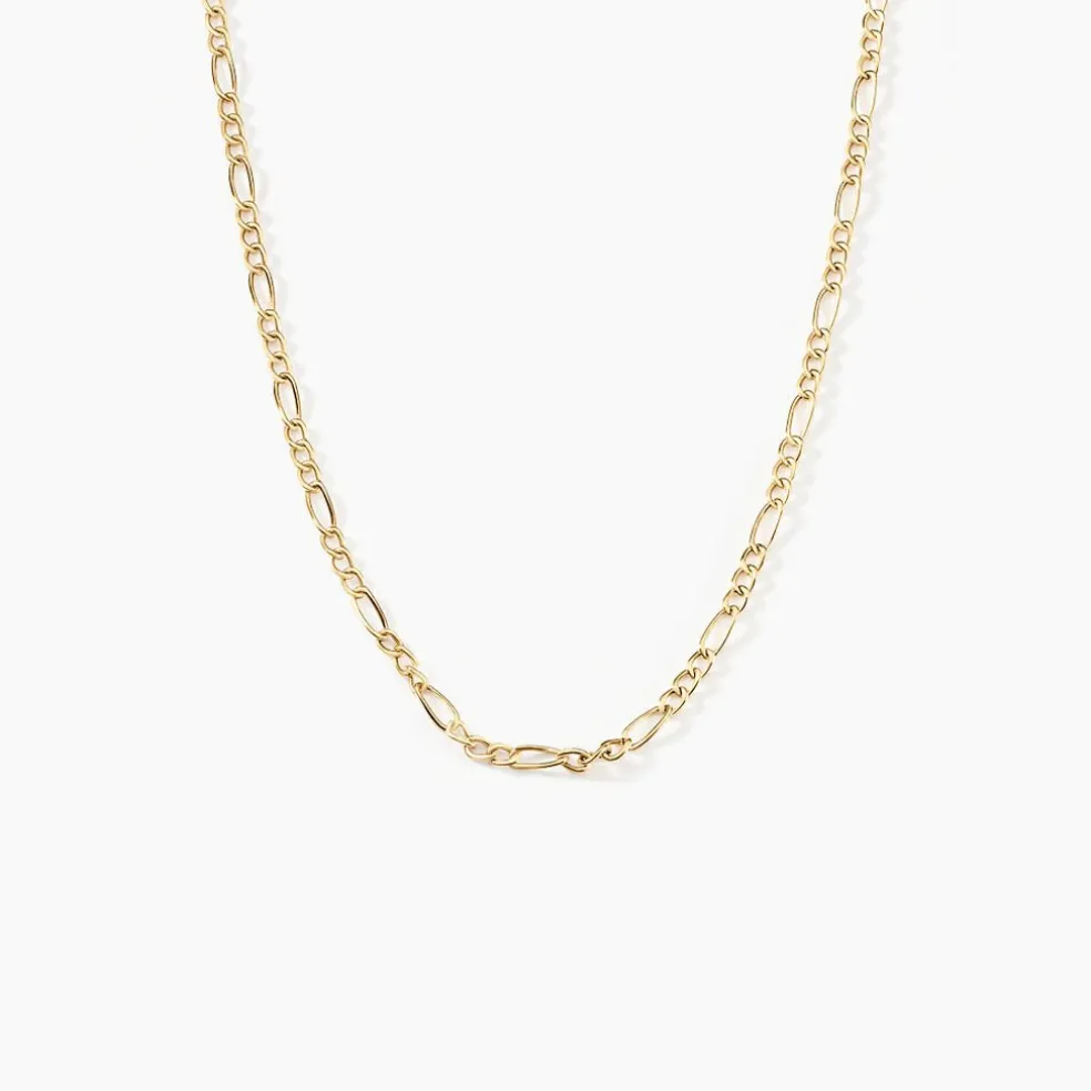 Chaîne Esma Maille Alternee 1/3 Or Jaune