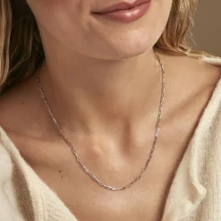 Chaîne Havana Argent Blanc