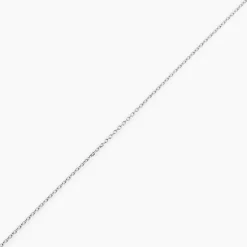 Chaîne Igoa Maille Forçat Diamantee Or Blanc