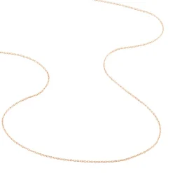 Chaîne Igoa Maille Forçat Diamantee Or Rose