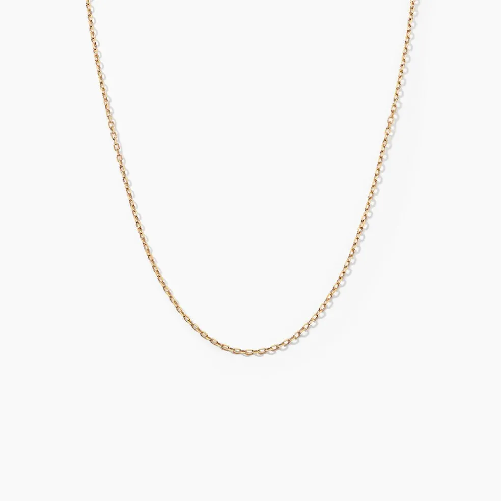 Chaîne Igoa Maille Forçat Diamantee Or Jaune