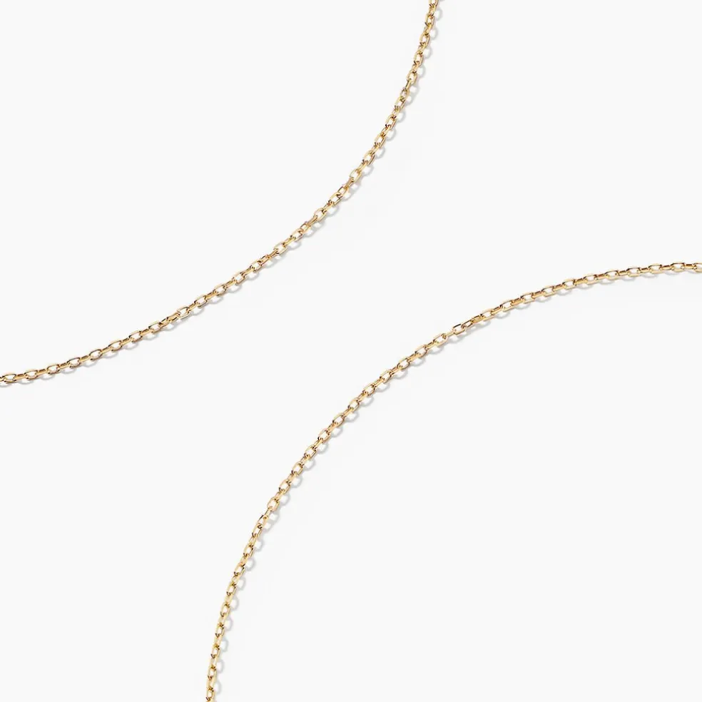 Chaîne Igoa Maille Forçat Diamantee Or Jaune