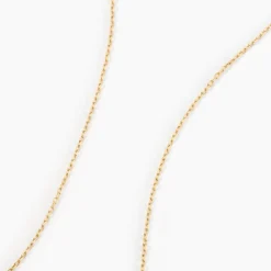 Chaîne Igoa Maille Forçat Diamantee Or Jaune