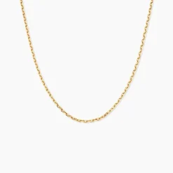 Chaîne Igoa Maille Forçat Diamantee Or Jaune