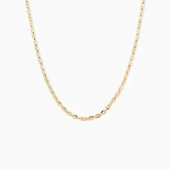 Chaîne Igoa Maille Forçat Diamantee Or Jaune