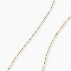 Chaîne Igoa Maille Forçat Diamantee Or Jaune