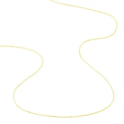 Chaîne Igoa Maille Forçat Diamantee Or Jaune